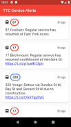 TTC Service Alerts screenshot 3