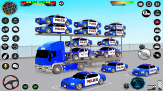 US police Cars Transport truck screenshot 0