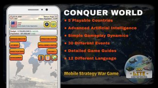 Global War Simulation LITE - Strategy War Game screenshot 3