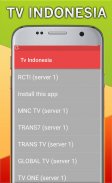 TV Indonesia : Semua Saluran Langsung TV Indonesia screenshot 0