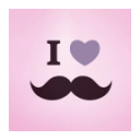 Mustache Wallpaper HD Icon