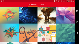 Polygon Wallpapers from Flickr screenshot 1