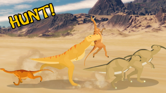 T-Rex Fights Raptors screenshot 2