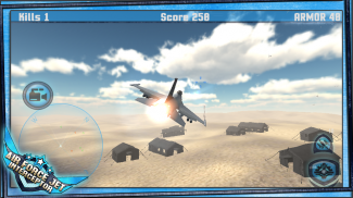 força aérea interceptor do jet screenshot 2