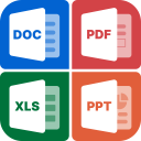 Word, PDF, XLS, PPT: A1 Office Icon