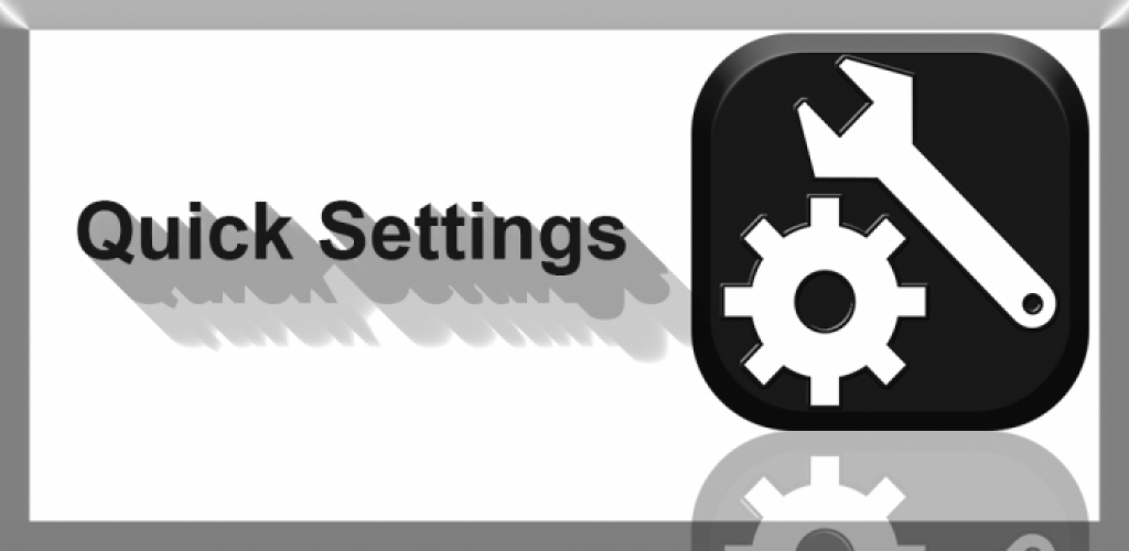 Quick setting. Android quick settings.