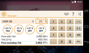 Discounter Free calculator screenshot 0