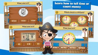 Pirate Kids 2nd Grade Games screenshot 2