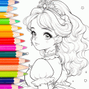 Doll Color: Princess Coloring