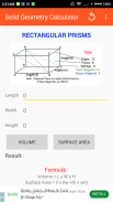 Solid Geometry Calculator screenshot 1