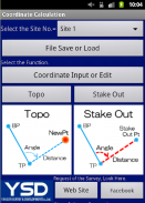 Coordinate Calc (Traverse Calc screenshot 0