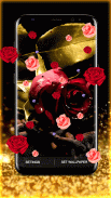 Golden Rose Live Wallpaper HD screenshot 3
