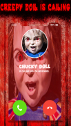 Creepy chucky Doll Video call screenshot 10