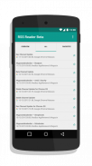 RSS Reader screenshot 1