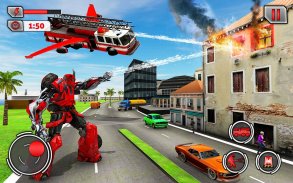 Fire Truck Games: Robot Games screenshot 12