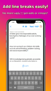 Line Spaces for Instagram - line breaks, spaces screenshot 3