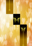 Gold Glitter ButterFly Piano Tiles 2018 screenshot 4