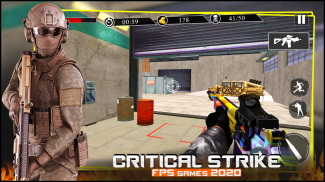 Critical Strike FPS Games 2020: Call of Shoot War screenshot 1