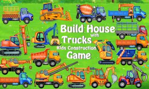 Build Town House with Trucks screenshot 2