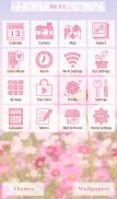 Pink Cosmos  Flower Theme screenshot 1