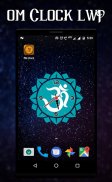 OM Clock live wallpaper screenshot 5