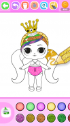 Princess Coloring Book Glitter screenshot 0