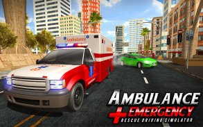 911 एम्बुलेंस सिटी बचाव: आपातकालीन ड्राइविंग गेम screenshot 5