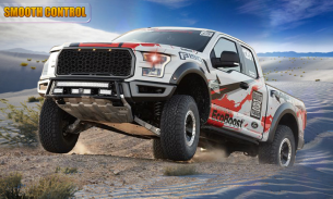 White Desert Truck Racing Drive screenshot 2