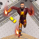 Speed Super Light Hero City Icon