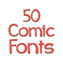 Fonts for FlipFont 50 Comic Icon