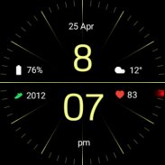 Minimal Black Watch Face screenshot 7