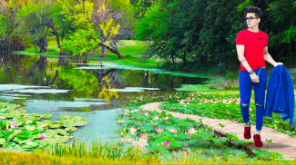 Lotus Pond Photo Frames Editor screenshot 2