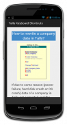 Tally Shortcut Keys screenshot 0