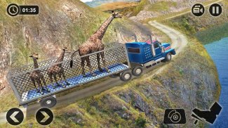 الطرق الوعرة سائق شاحنة الحيوانات البرية 2019 screenshot 0