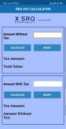 SRQ Vat Calculator screenshot 0