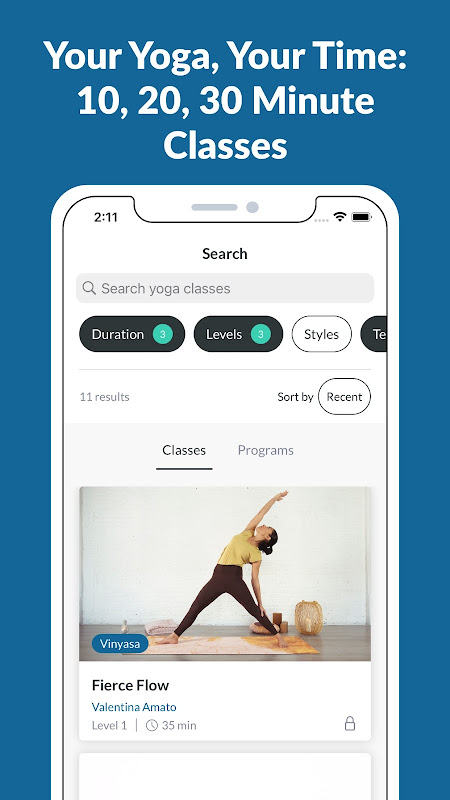 Watch the video to see how you can learn yoga with Gotta Joga app