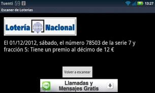 Escaner de Loterias v2.0 screenshot 1