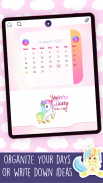 Unicorn Diary With Lock screenshot 3