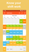 Shift Work Calendar & Schedule screenshot 1