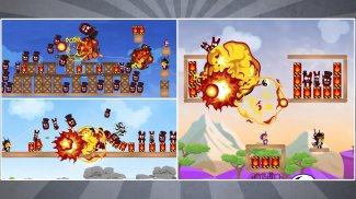 Ninja Bear 🐻 Slingshot Shooter Game screenshot 0