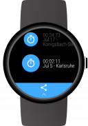 Stopwatch for Wear OS (Android Wear) screenshot 2
