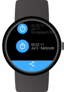 Stopwatch for Wear OS watches screenshot 2