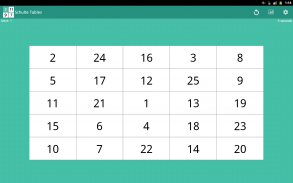 Schulte Tables screenshot 0