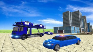 US Police Limousine Car Game screenshot 1