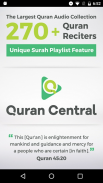 Quran Central - Audio screenshot 0
