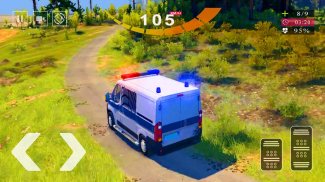 Police Van Gangster Chase Game screenshot 2