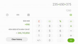 Samsung Calculator screenshot 3