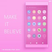 COLOR™ XPERIA Theme | PINK screenshot 5