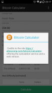 Bitcoin Calculator screenshot 1