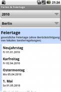 Ferien & Feiertage screenshot 0